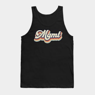 Retro Mgmt Pattern 70s 80s 90s Birthday Classic Style Tank Top